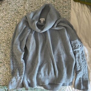 Calvin Klein Light Gray Cowl Neck Sweater